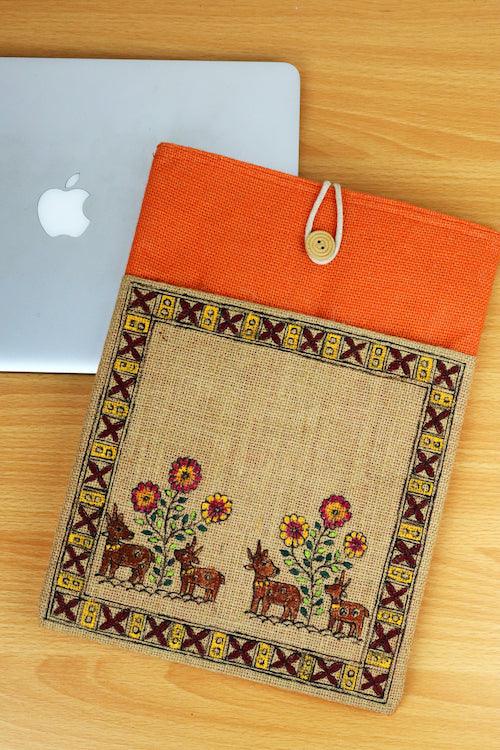 Nature Handpainted Laptop Sleeve