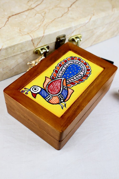 Peacock Box Clutch