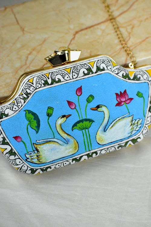 Fauna Handpainted Clutch