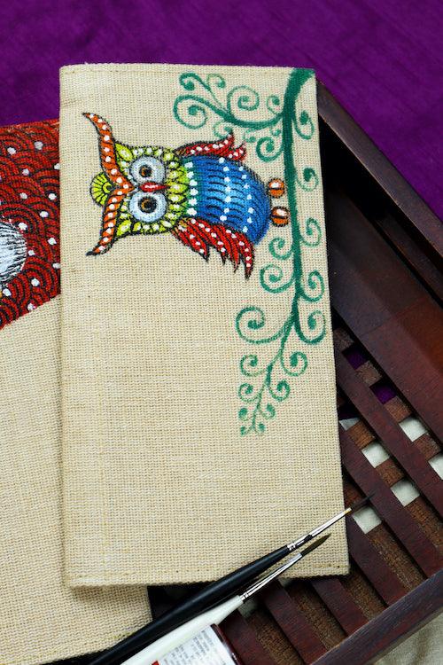 Jute Hanpainted Gond Tribe Envelope - Set of 4