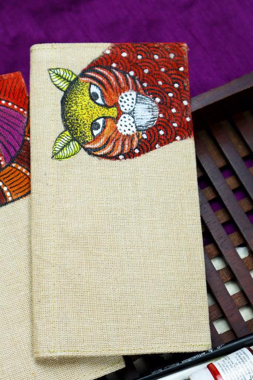 Jute Hanpainted Gond Tribe Envelope - Set of 4