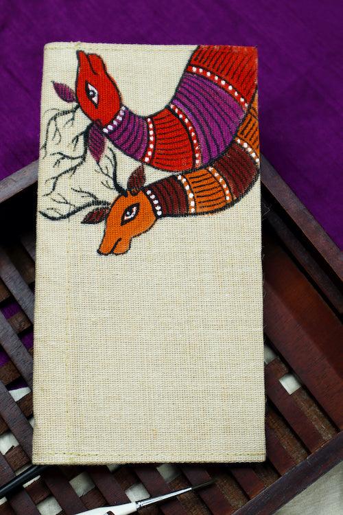 Jute Hanpainted Gond Tribe Envelope - Set of 4