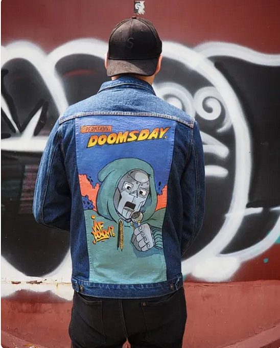 Doomsday: Handpainted Customised Denim Jacket