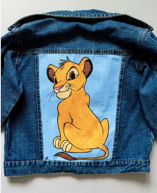 Unisex Handpainted Denim Jacket