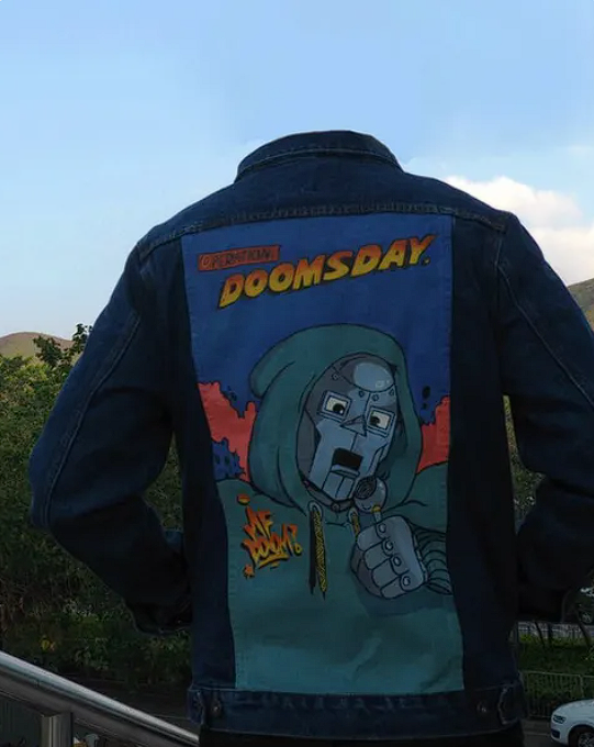 Doomsday: Handpainted Customised Denim Jacket