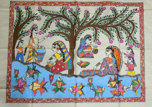 Diorama Designs "Serene" Handpainted  Art Work