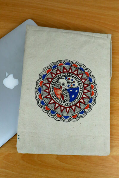 Traditional Art Handpainted Laptop Sleeve